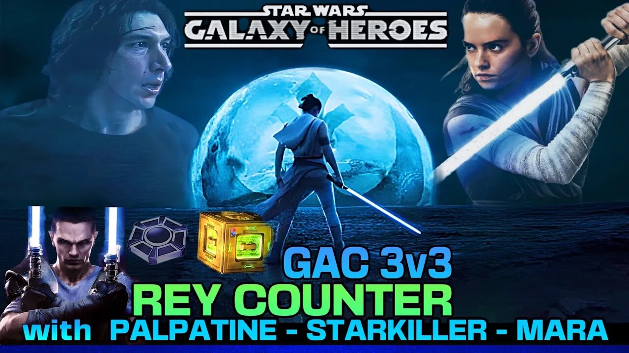 [3v3] REY/BSOLO/JTR COUNTER w/EP_SK_MJ - SWGOH_GAC *MODS & DATACRON* JTR GOES BEAST MODS!