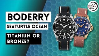 Boderry Seaturtle Ocean (Titanium) Watch Review #HWR