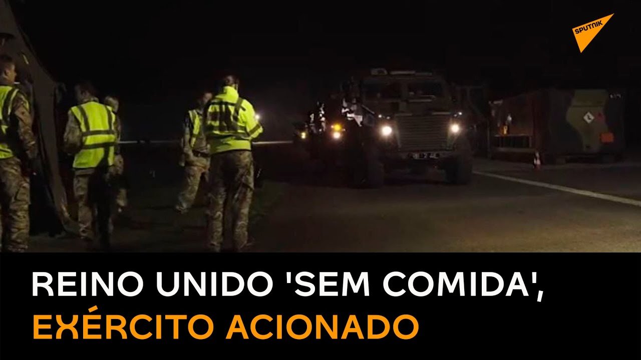 Reino Unido acionará Exército para resolver falta de comida em supermercados