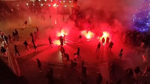 Fußballfans in Montpellier