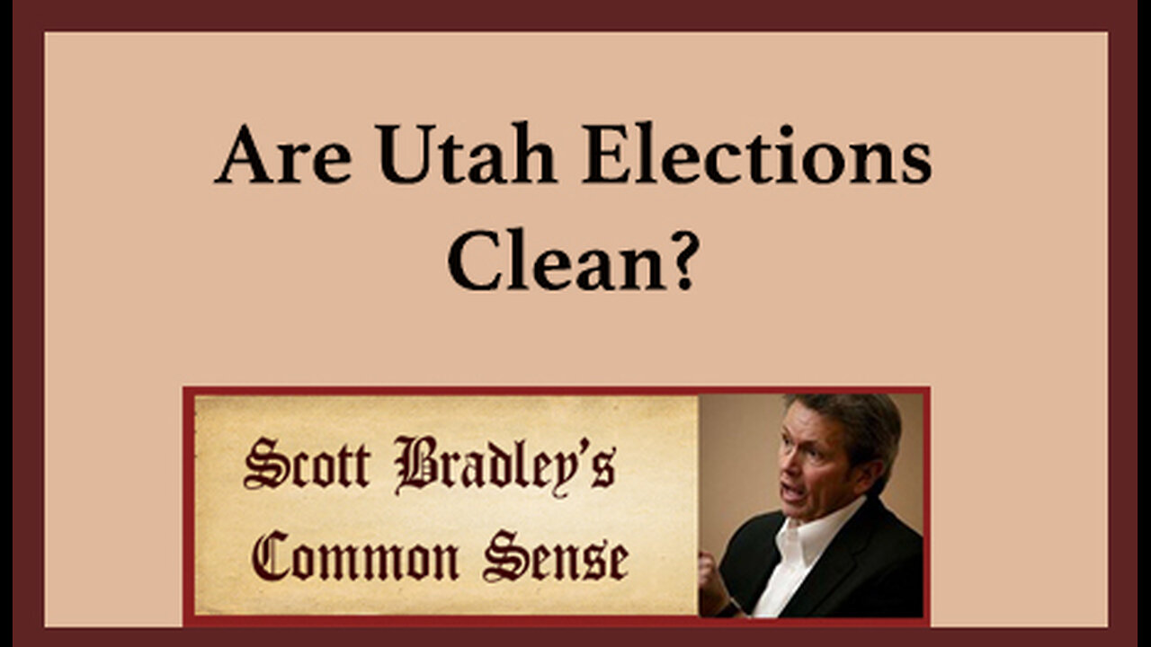 Are Utah Elections Clean?