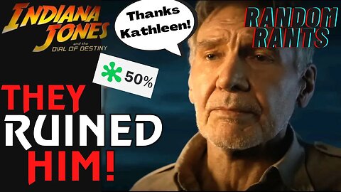 Random Rants: DISASTER OF DESTINY! Harrison Ford Describes Indiana Jones As "Not Strong, Not Brave"