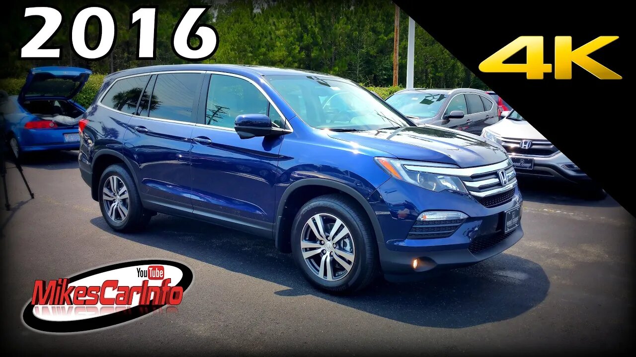 2016 Honda Pilot SUV EX-L w/Nav - Ultimate In-Depth Look in 4K