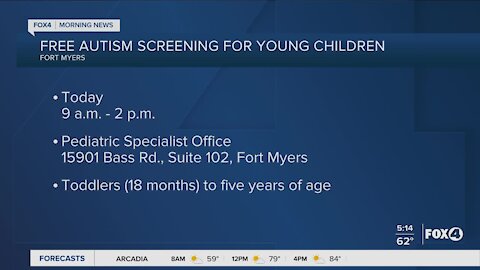 Free autism screening for youth