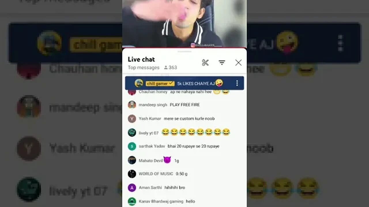 aj to chill gamer ne shout out de ji diya @chills