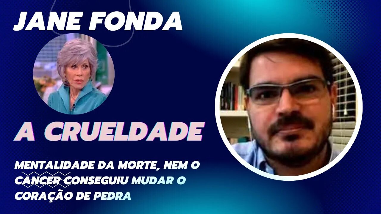 JANE FONDA DESEJA A MO4TE DE QUEM NÃO APOIE O GENOC1D1O DE BEBES