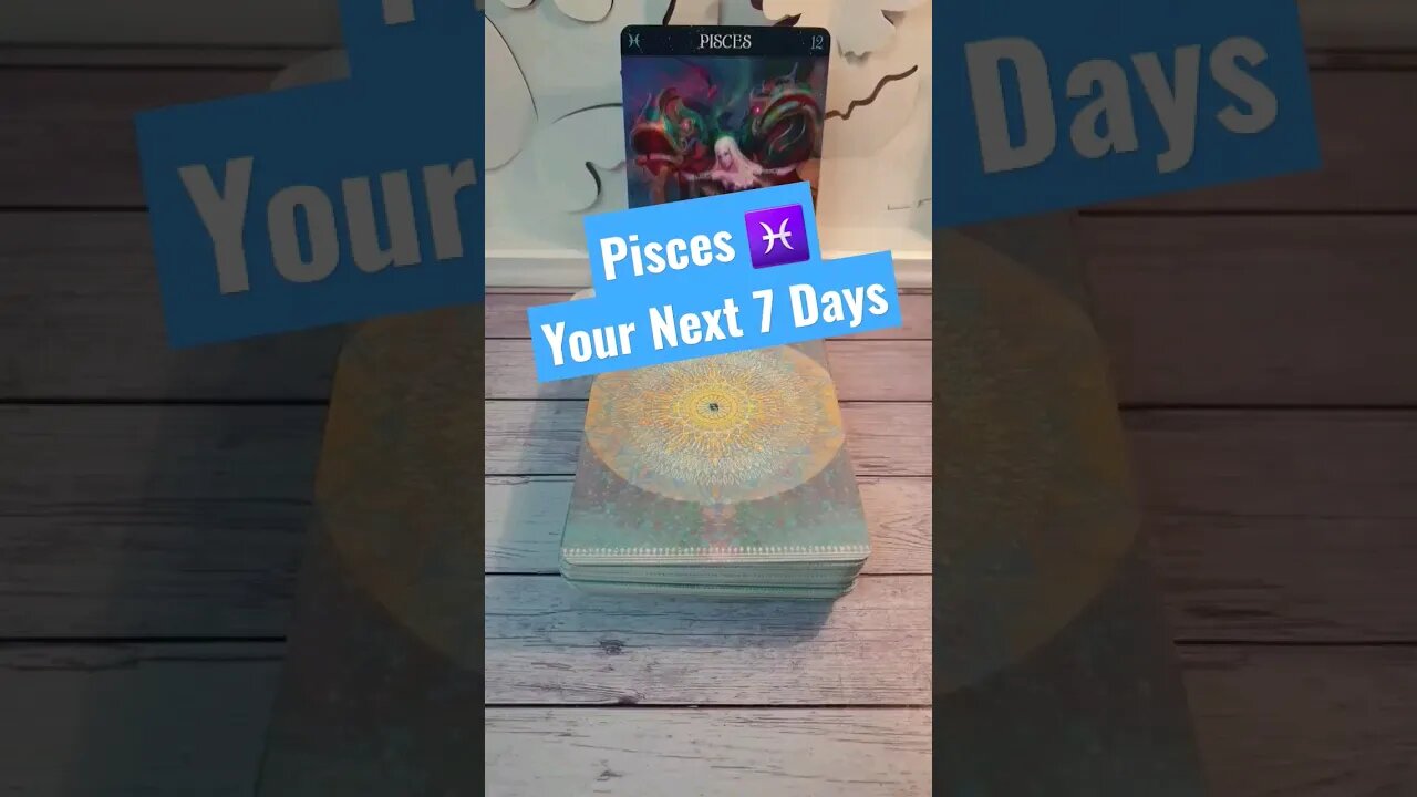 Pisces Guidance | Your Next 7 Days #shorts #tarotreading #pisces