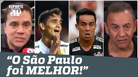 "O São Paulo foi MELHOR que o Corinthians!" Veja ANÁLISE da 1ª final do Paulistão!