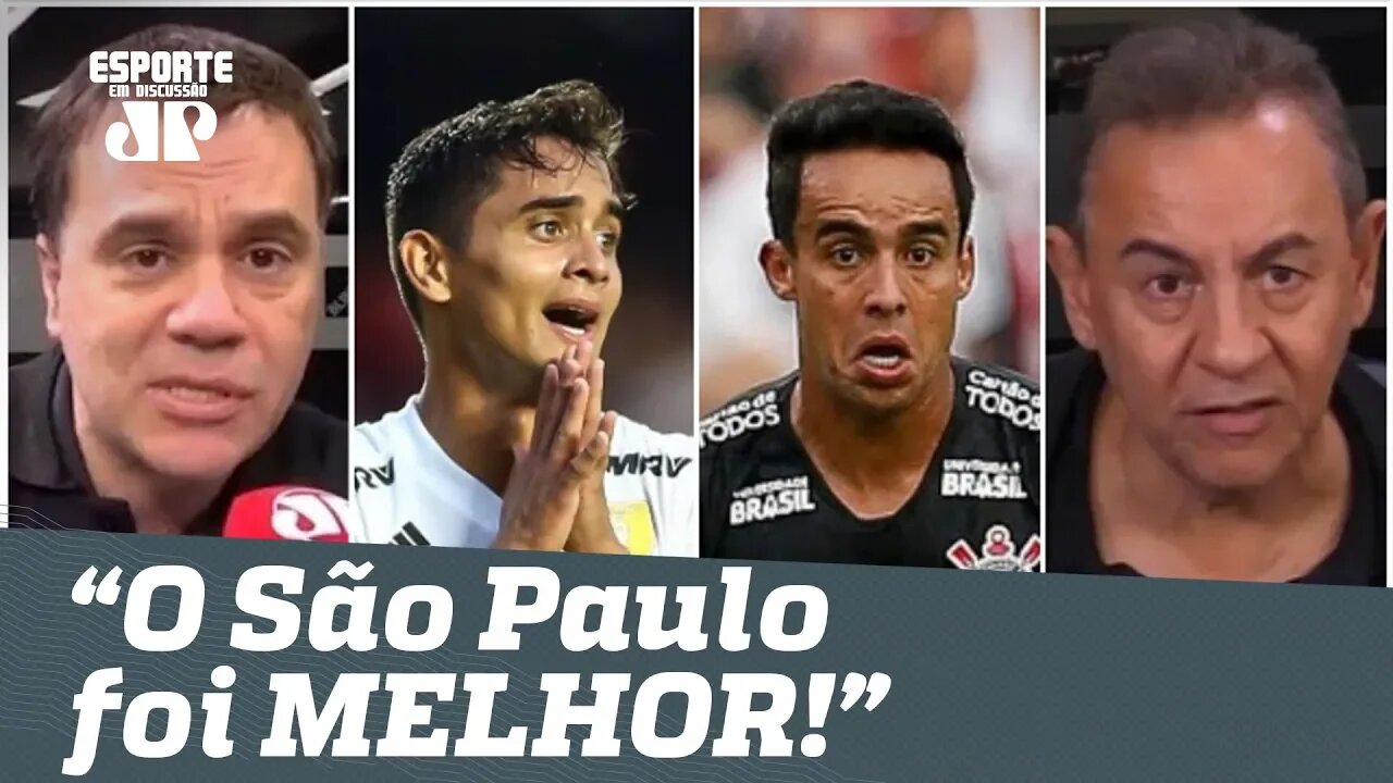 "O São Paulo foi MELHOR que o Corinthians!" Veja ANÁLISE da 1ª final do Paulistão!