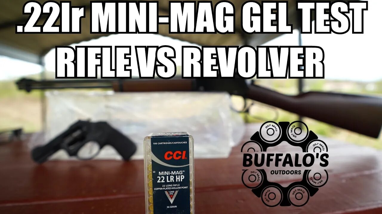 CCI MINI-MAG HP ~ Long Barrel vs Short Barrel in Ballistic Gel