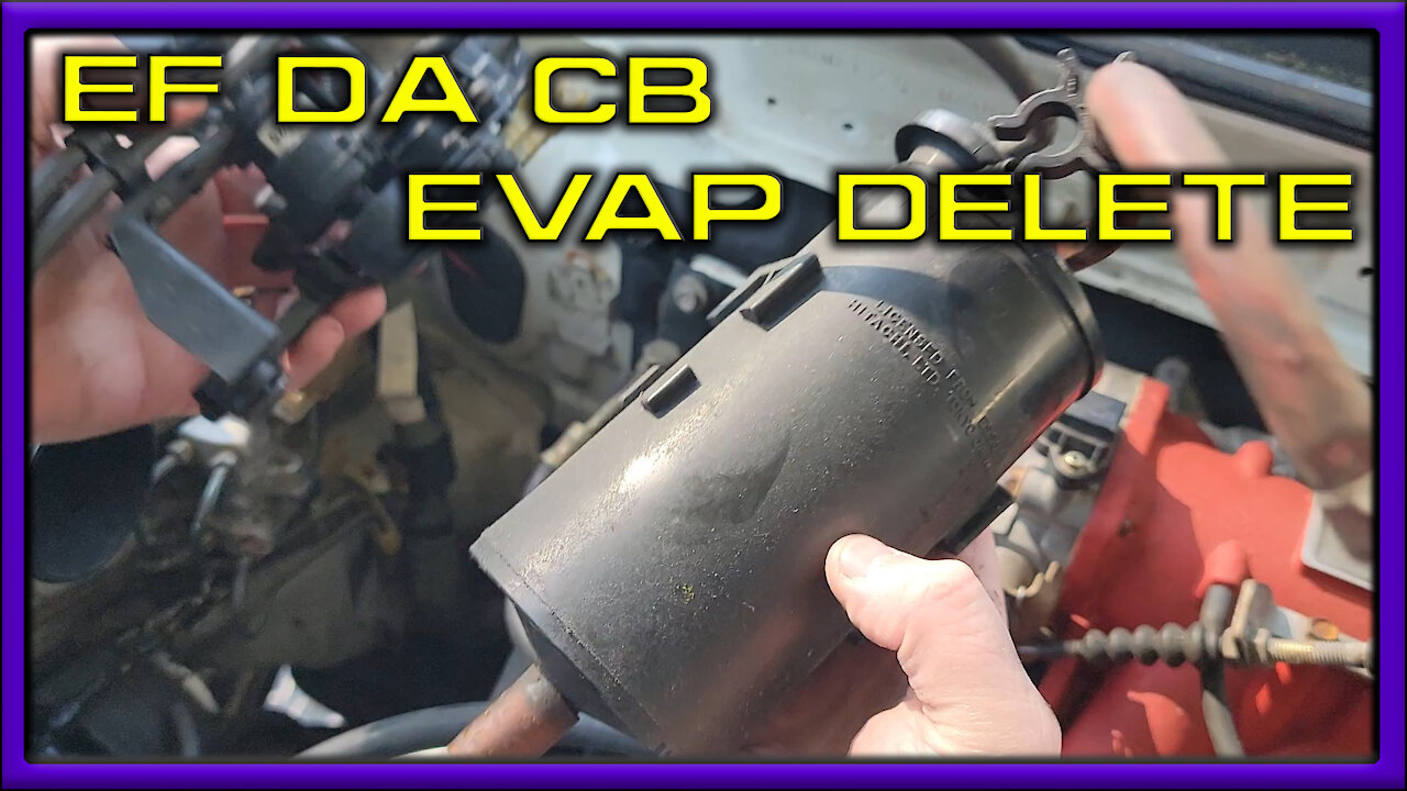 How to Delete the Evap System on a Honda Civic - Accord - Prelude - Integra - DA EF CB BA