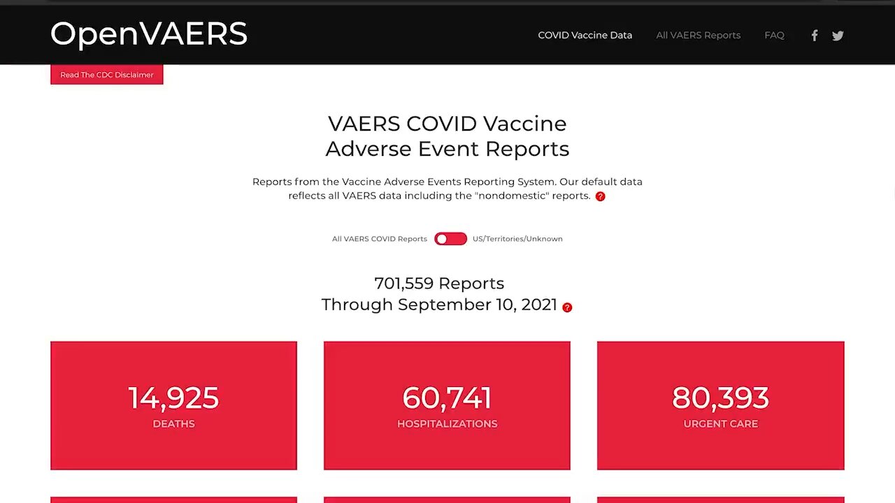 NEW: VAERS DATA