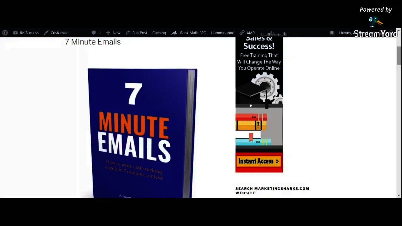 7 Minute Emails Review, Bonus By Amanda Craven – Write Cash Sucking Emails In 7 Minutes or Less