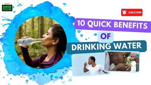 10 Quick Benefits of Drinking Water You Probably Didn't Know