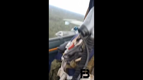 Footage from the cockpit of a Russian Su-25