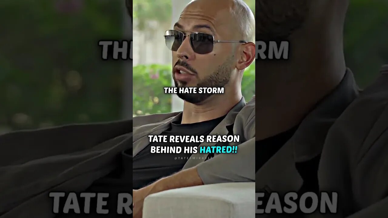 Andrew Tate Reveals Reason Behind His Hatred!!