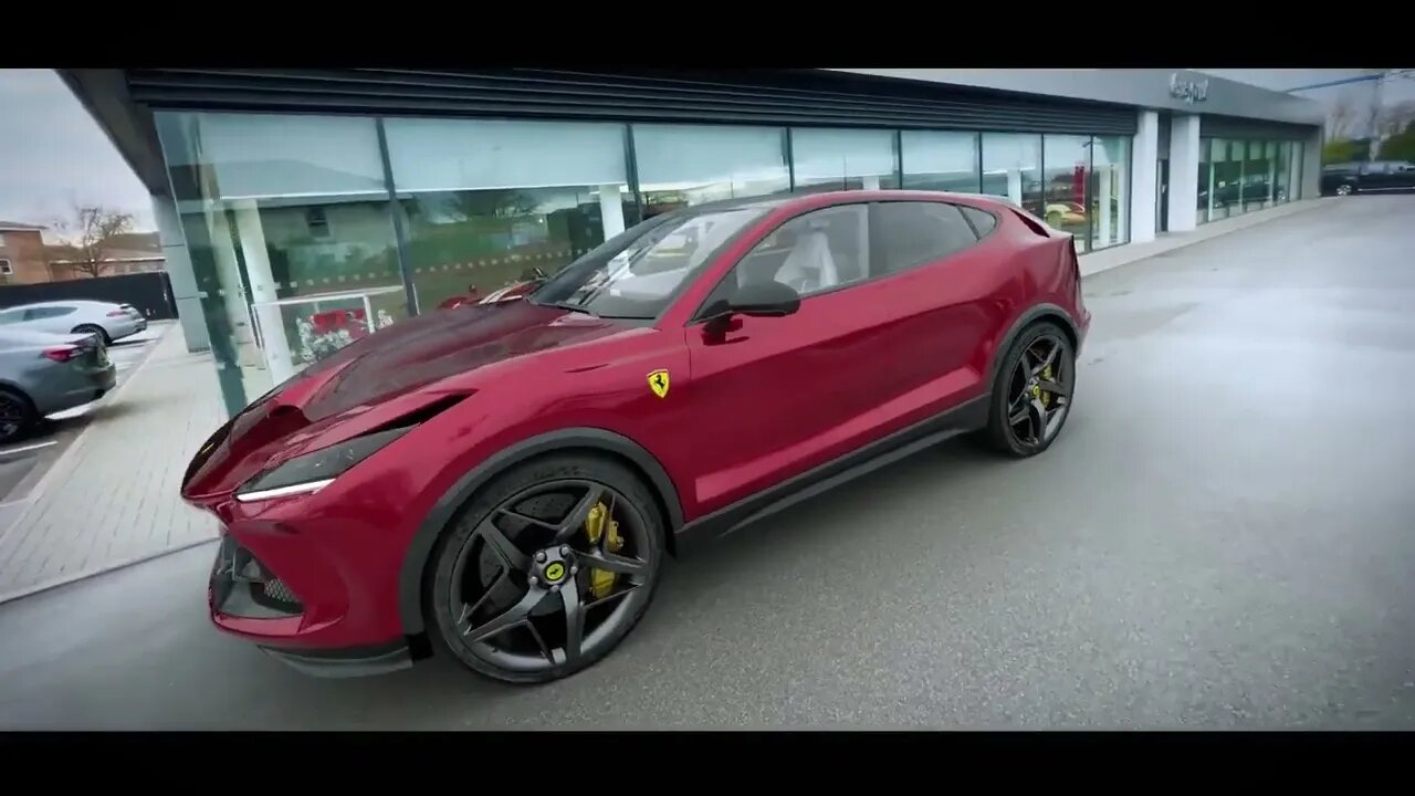 2022 Ferrari SUV First Look Prototype Concept 4K 60fps 720p