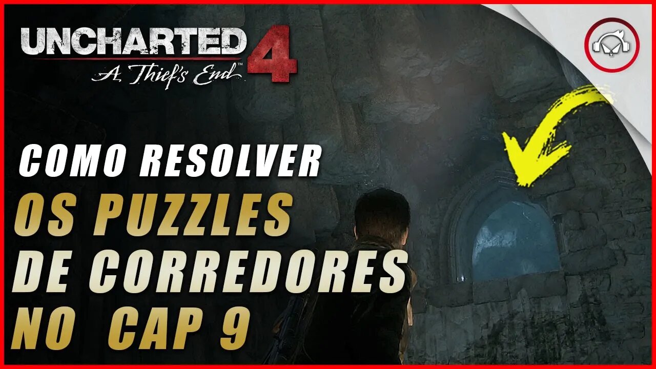 Uncharted 4 Ps5/Ps4/Pc, Como resolver os puzzles de corredores Cap 9 | Super dica