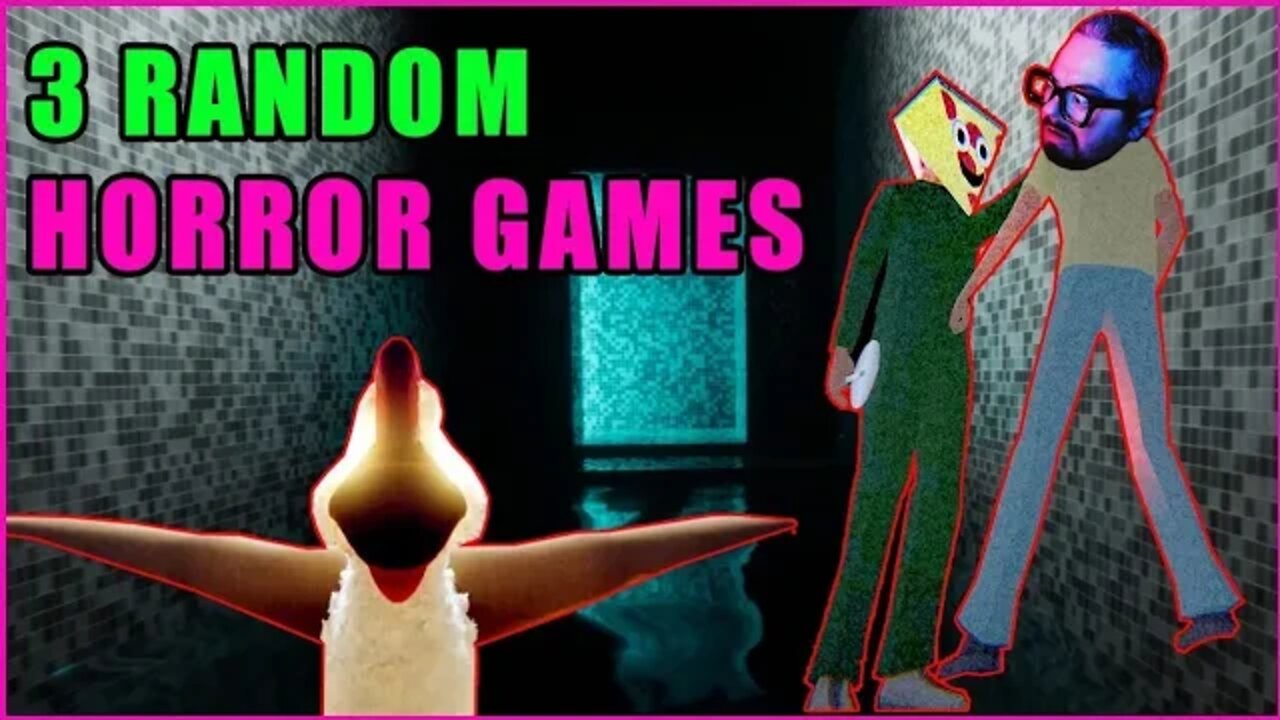 Pizza Killers, Pools, and Happy Places | 3 Random Horror Games