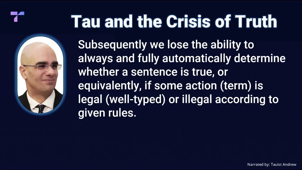 Audio Blogpost 6: Tau and the Crisis of Truth 📢 #TauNet