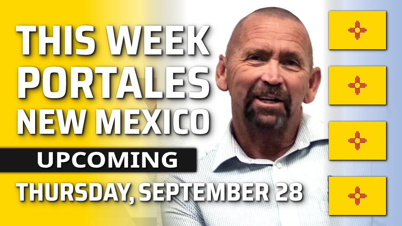 LIVE in Portales - 5:30pm this Thursday, September 28, 2023