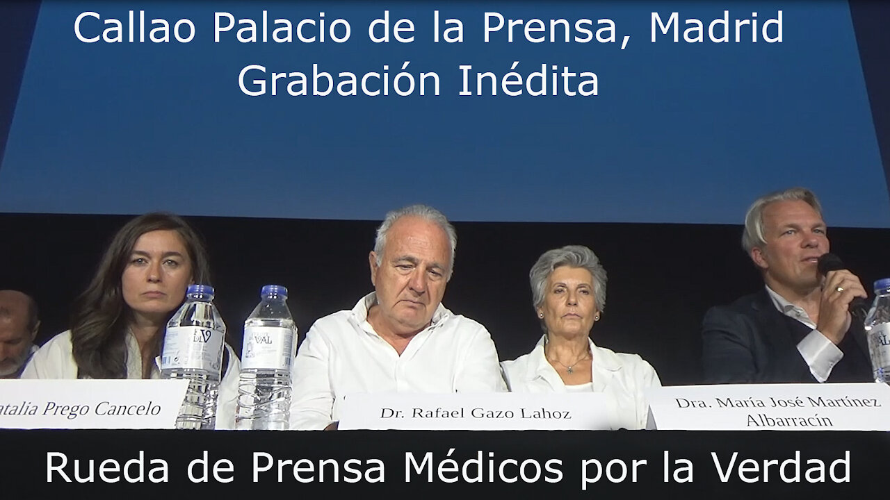 GRABACIÓN INÉDITA de la Rueda de Prensa de Médicos por la Verdad