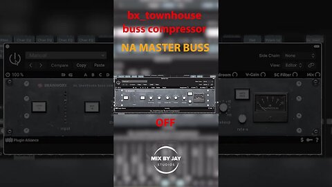 Mixagem-cola no Master Buss-bx_Townhouse buss compressor #mixagememasterização #pluginalliance