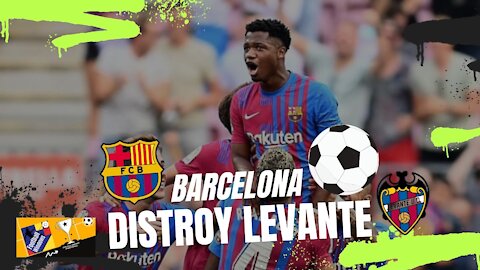 BARCELONA DESTROY LEVANTE