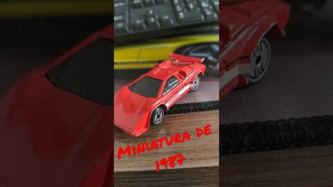 Miniaturas Hot Wheels antiga Lamborghini de 1987