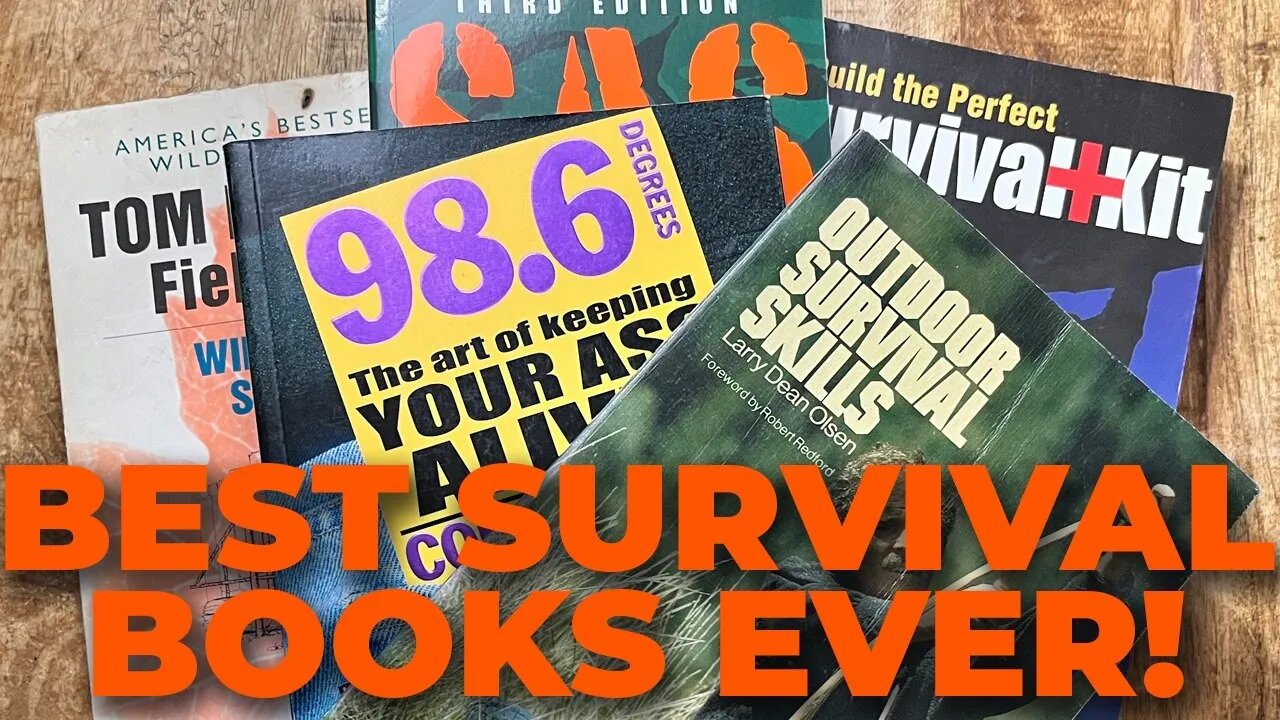 Best Survival and Bushcraft Books Ever!