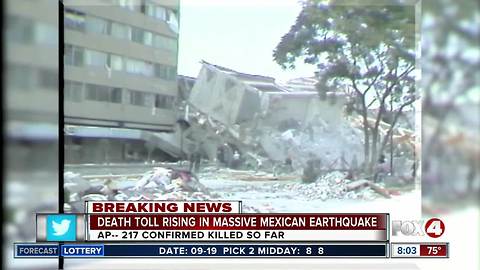 Mexico earthquake kills more than 200 people, topples buildings