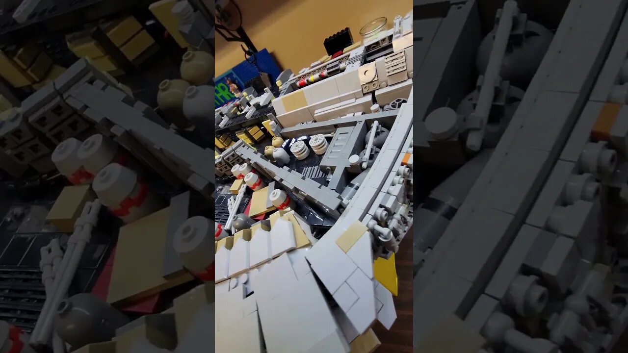 Mould King Star Wars Millennium Falcon build progress - Bags 13 - 15 ; set 21026 - 12,688 pcs
