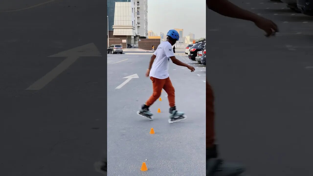 Footwork Slalom #skateweaver #shorts #skating #youtubeshorts