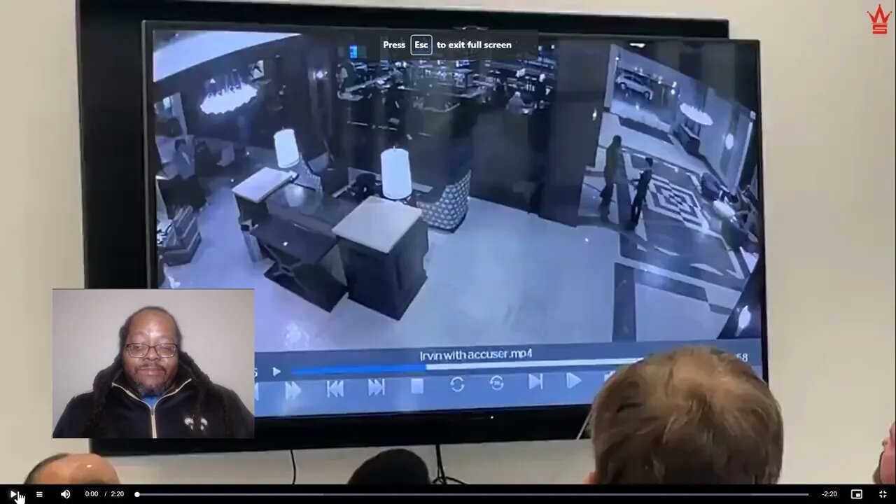 Footage Of Michael Irving And Accuser, Showing Ex-NFL Star Only Had A Conversation With The Woman!