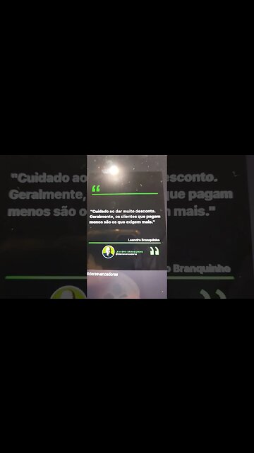 Cuidado com o desconto