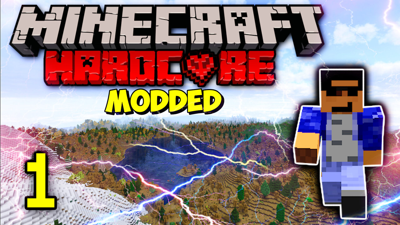 Hardcore Modded Minecraft Let's Play Ep.1 - How Long Will I Survive?