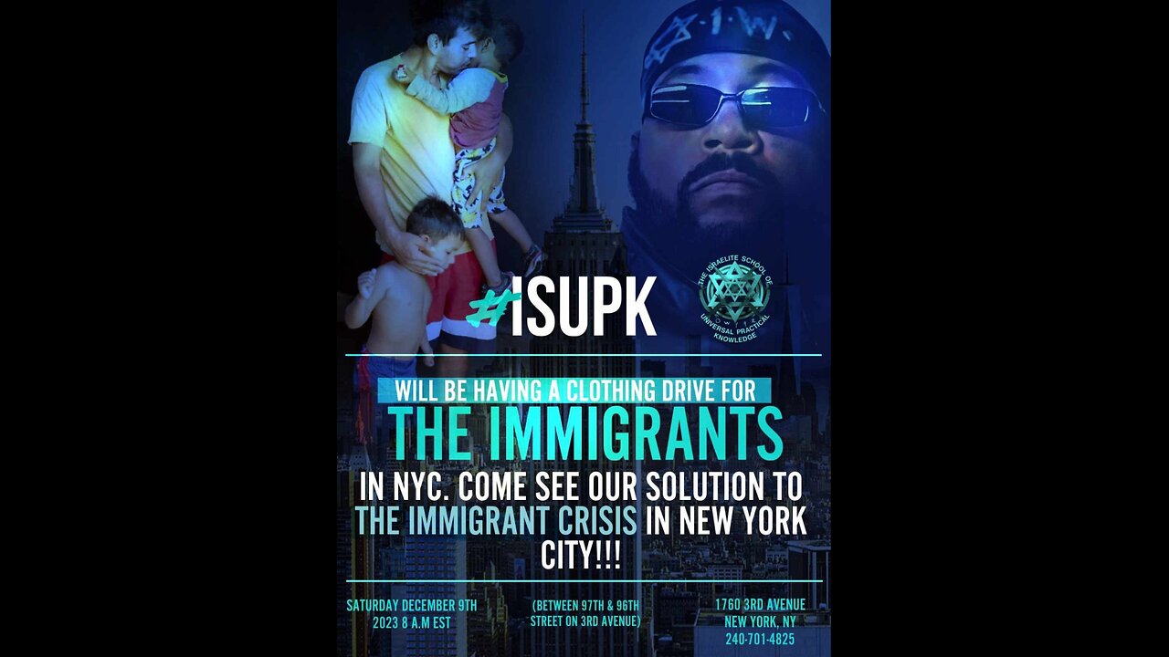 Isupk's Food & Clothing Drive for the Immigrants By Commanding General Yahanna.