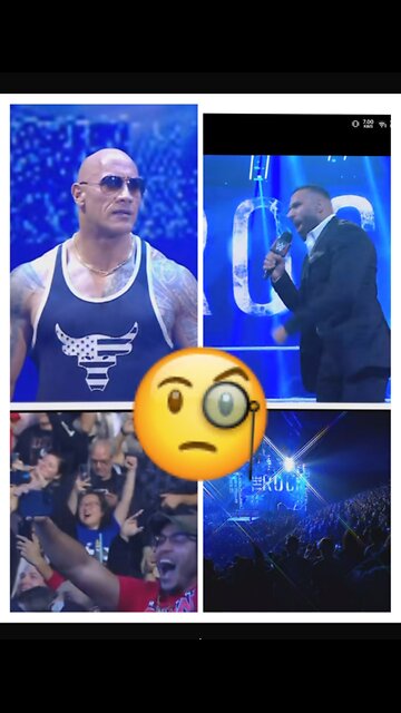 The Rock ENTRY 2024 WWE 😱😱😱