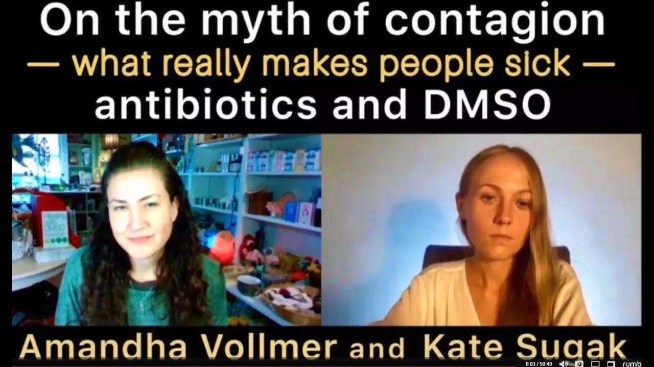 DR AMANDHA VOLLMER; THE CONTAGIOUS VIRUS LIE, & WHAT REALLY MAKES YOU ILL