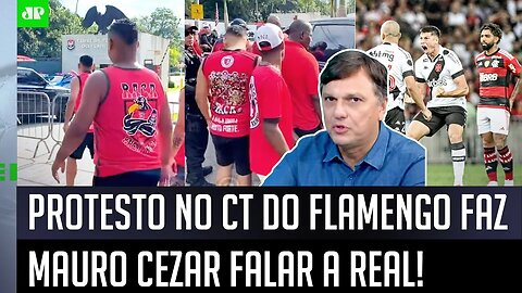 "PERDER pro Vasco é INADMISSÍVEL? Gente..." PROTESTO no CT do Flamengo faz Mauro Cezar FALAR TUDO!