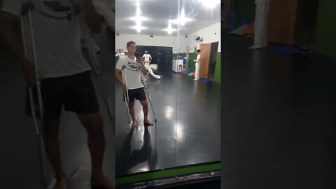 Cirurgiado mas presente no treino da maneira que dar #shorts