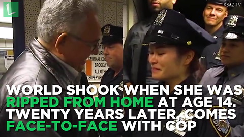 World Shook When She Was Ripped from Home at Age 14. Twenty Years Later, Comes Face-to-Face with Cop