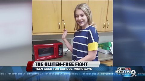 Teen takes fight for gluten-free lunch to Arizona Capitol