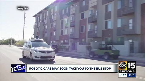 Robotic WAYMO cars may soon partner with Valley Metro to get you to the bus stop