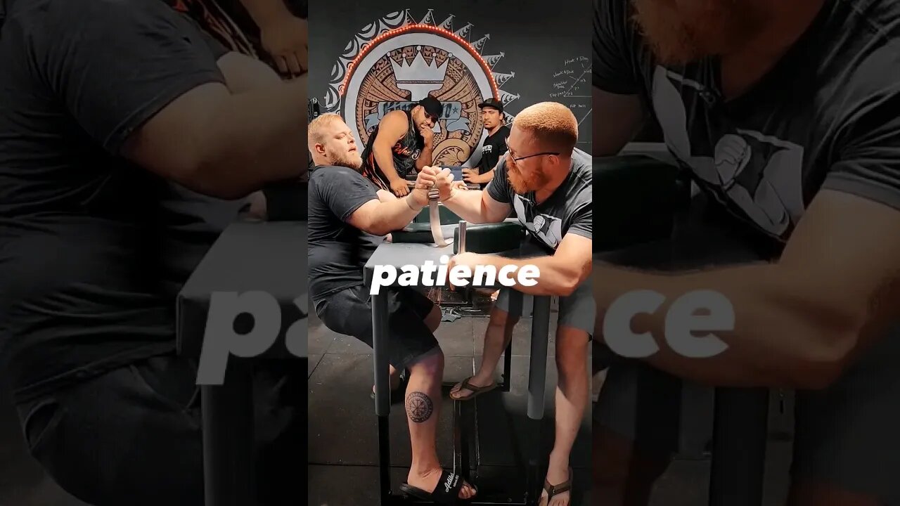 When you are too weak to pin // ARMWRESTLING