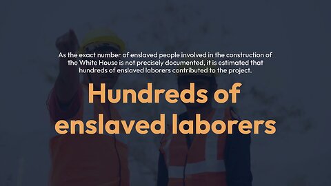 Did black slaves build the White House?