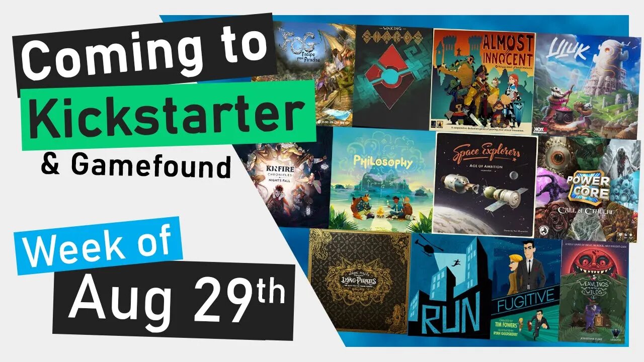 📅Upcoming Boardgames | Space Explorers, Kinfire Chronicles, Almost Innocent, Uluk, Fugitive, The Fog