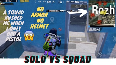 I only had pistol against a whole squad!! Watch how i handle them