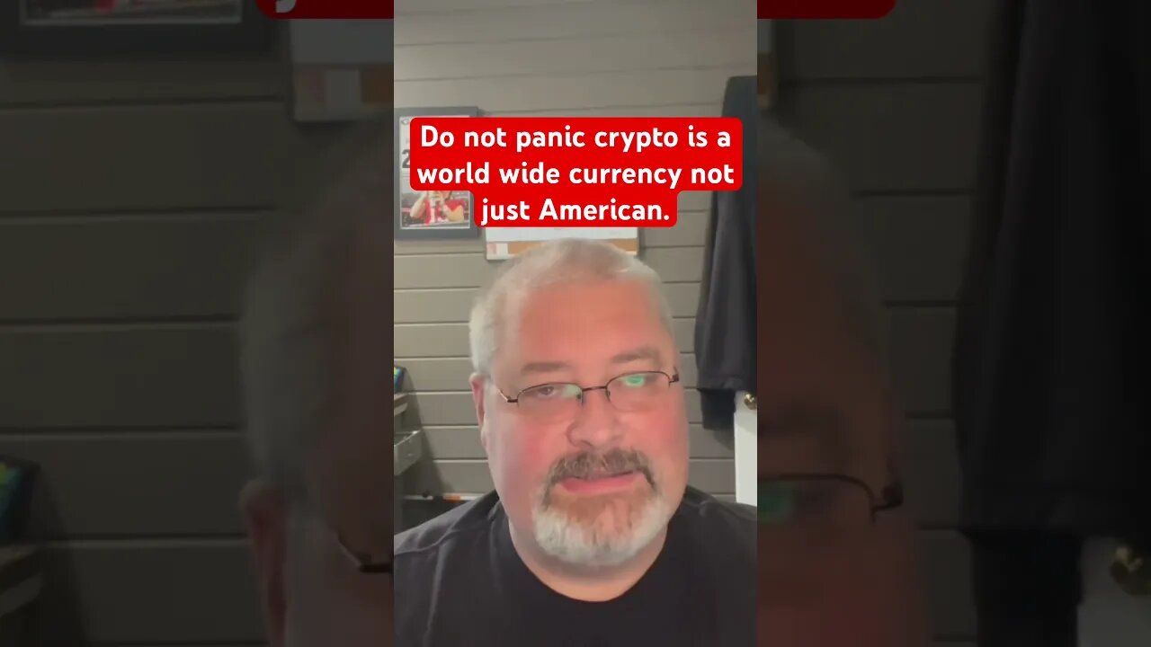 Do not panic crypto is a worldwide currency not just American. #crypto #shibainu #dogecoin