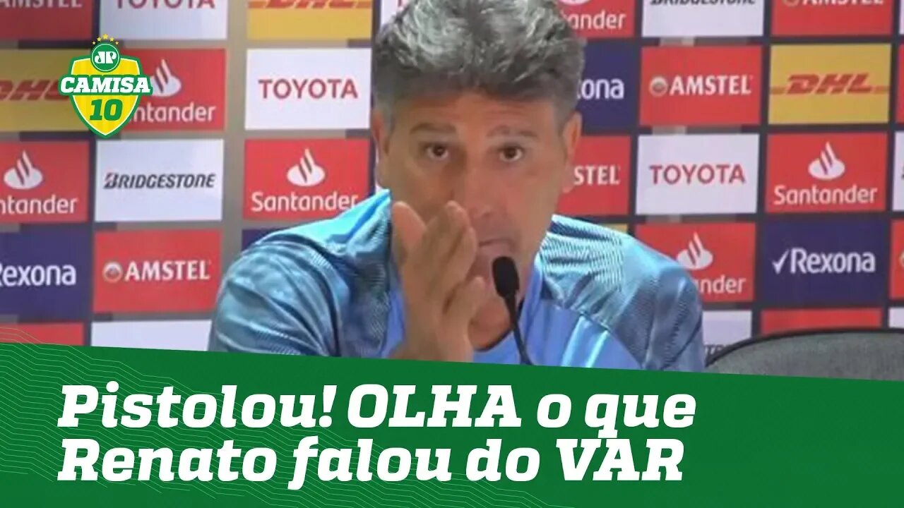 OLHA o que Renato falou do VAR após eliminação do Grêmio!